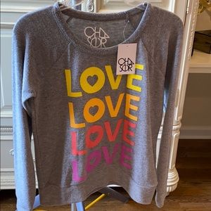 CHASER brand LOVE sweatshirt